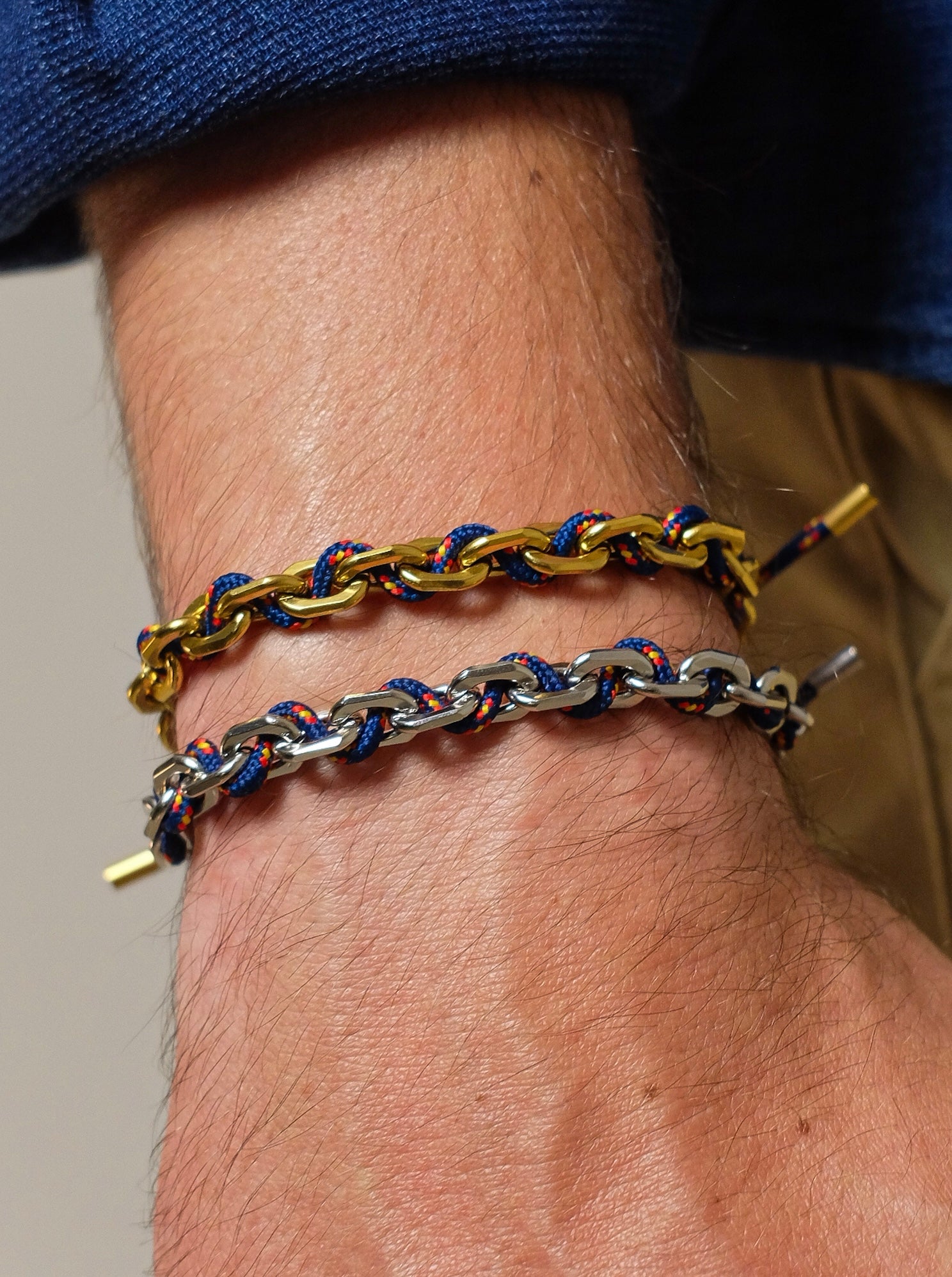 Pulsera eslabón trenzado España
