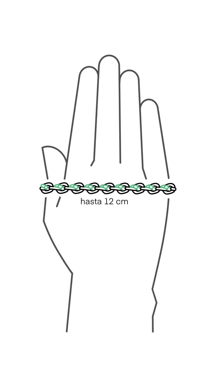 Pulsera eslabón trenzado España